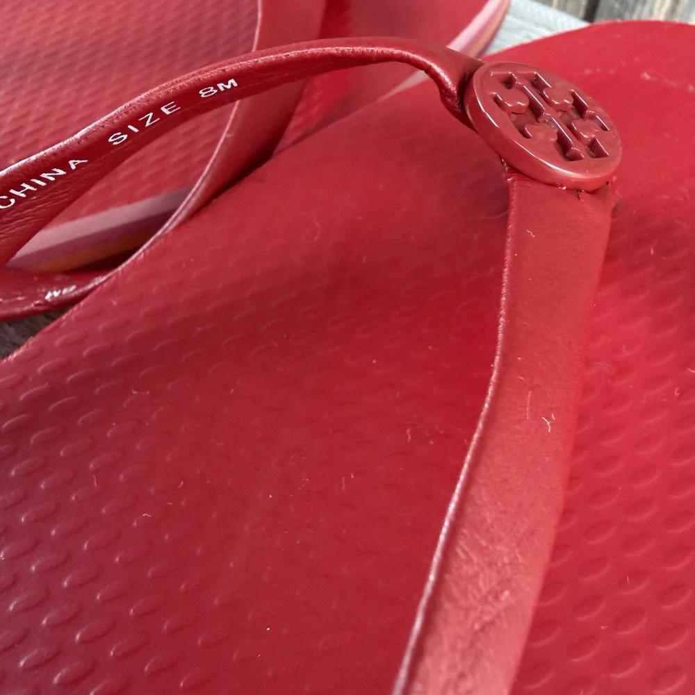 Troy Burch 2 pairs Flip Flops Thong sandals size 8 READ Description